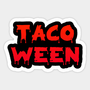 Tacos Halloween Sticker